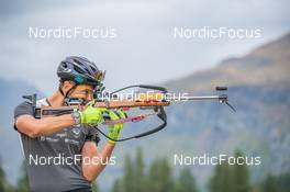 26.08.2022, Bessans, France (FRA): Emilien Jacquelin (FRA) - Biathlon summer training, Bessans (FRA). www.nordicfocus.com. © Authamayou/NordicFocus. Every downloaded picture is fee-liable.