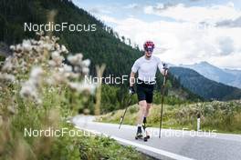 01.09.2022, Lavaze, Italy (ITA): Johannes Thingnes Boe (NOR) - Biathlon summer training, Lavaze (ITA). www.nordicfocus.com. © Vanzetta/NordicFocus. Every downloaded picture is fee-liable.