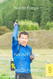 26.08.2022, Bessans, France (FRA): Quentin Fillon-Maillet (FRA) - Biathlon summer training, Bessans (FRA). www.nordicfocus.com. © Authamayou/NordicFocus. Every downloaded picture is fee-liable.