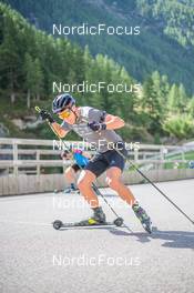 27.08.2022, Bessans, France (FRA): Quentin Fillon-Maillet (FRA) - Biathlon summer training, Bessans (FRA). www.nordicfocus.com. © Authamayou/NordicFocus. Every downloaded picture is fee-liable.