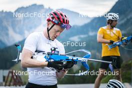 30.08.2022, Lavaze, Italy (ITA): Johannes Thingnes Boe (NOR) - Biathlon summer training, Lavaze (ITA). www.nordicfocus.com. © Vanzetta/NordicFocus. Every downloaded picture is fee-liable.