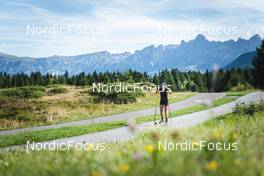 30.08.2022, Lavaze, Italy (ITA): Dorothea Wierer (ITA) - Biathlon summer training, Lavaze (ITA). www.nordicfocus.com. © Vanzetta/NordicFocus. Every downloaded picture is fee-liable.