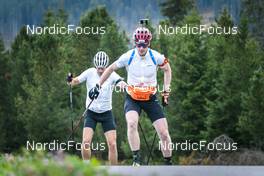 30.08.2022, Lavaze, Italy (ITA): Johannes Thingnes Boe (NOR) - Biathlon summer training, Lavaze (ITA). www.nordicfocus.com. © Vanzetta/NordicFocus. Every downloaded picture is fee-liable.