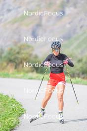 26.08.2022, Bessans, France (FRA): Oceane Michelon (FRA) - Biathlon summer training, Bessans (FRA). www.nordicfocus.com. © Authamayou/NordicFocus. Every downloaded picture is fee-liable.