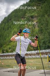 26.08.2022, Bessans, France (FRA): Paul Fontaine (FRA) - Biathlon summer training, Bessans (FRA). www.nordicfocus.com. © Authamayou/NordicFocus. Every downloaded picture is fee-liable.