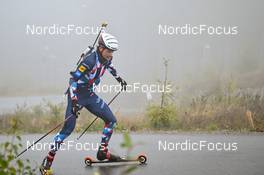 15.10.2022, Oberhof, Germany (GER): Sturla Holm Laegreid (NOR) - Biathlon summer training, Oberhof (GER). www.nordicfocus.com. © Reichert/NordicFocus. Every downloaded picture is fee-liable.