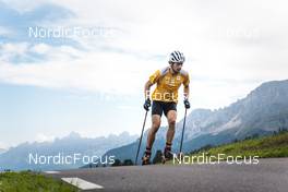 30.08.2022, Lavaze, Italy (ITA): Sturla Holm Laegreid (NOR) - Biathlon summer training, Lavaze (ITA). www.nordicfocus.com. © Vanzetta/NordicFocus. Every downloaded picture is fee-liable.