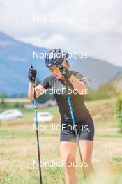 26.08.2022, Bessans, France (FRA): Sophie Chauveau (FRA) - Biathlon summer training, Bessans (FRA). www.nordicfocus.com. © Authamayou/NordicFocus. Every downloaded picture is fee-liable.