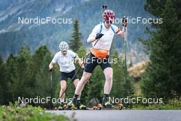 30.08.2022, Lavaze, Italy (ITA): Johannes Thingnes Boe (NOR) - Biathlon summer training, Lavaze (ITA). www.nordicfocus.com. © Vanzetta/NordicFocus. Every downloaded picture is fee-liable.