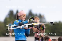 28.06.2022, Premanon, France (FRA): Anais Chevalier-Bouchet (FRA) - Biathlon summer training, Premanon (FRA). www.nordicfocus.com. © Manzoni/NordicFocus. Every downloaded picture is fee-liable.