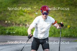 30.08.2022, Lavaze, Italy (ITA): Johannes Thingnes Boe (NOR) - Biathlon summer training, Lavaze (ITA). www.nordicfocus.com. © Vanzetta/NordicFocus. Every downloaded picture is fee-liable.