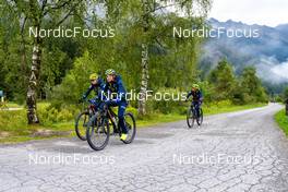 31.08.2022, Antholz, Italy (ITA): Hanna Oeberg (SWE), Linn Persson (SWE), Tilda Johansson (SWE), (l-r)  - Biathlon summer training, Antholz (ITA). www.nordicfocus.com. © Barbieri/NordicFocus. Every downloaded picture is fee-liable.