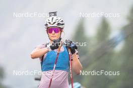 26.08.2022, Bessans, France (FRA): Chloé Chevalier (FRA) - Biathlon summer training, Bessans (FRA). www.nordicfocus.com. © Authamayou/NordicFocus. Every downloaded picture is fee-liable.
