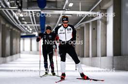 14.10.2022, Oberhof, Germany (GER): Johannes Dale (NOR), Filip Fjeld Andersen (NOR) - Biathlon summer training, Oberhof (GER). www.nordicfocus.com. © Reichert/NordicFocus. Every downloaded picture is fee-liable.