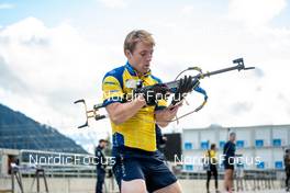 31.08.2022, Antholz, Italy (ITA): Sebastian Samuelsson (SWE) - Biathlon summer training, Antholz (ITA). www.nordicfocus.com. © Barbieri/NordicFocus. Every downloaded picture is fee-liable.