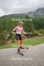 26.08.2022, Bessans, France (FRA): Camille Coupe (FRA) - Biathlon summer training, Bessans (FRA). www.nordicfocus.com. © Authamayou/NordicFocus. Every downloaded picture is fee-liable.
