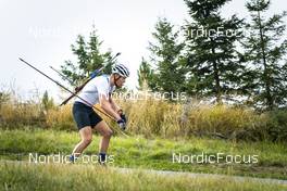 02.09.2022, Lavaze, Italy (ITA): Filip Fjeld Andersen (NOR) - Biathlon summer training, Lavaze (ITA). www.nordicfocus.com. © Vanzetta/NordicFocus. Every downloaded picture is fee-liable.
