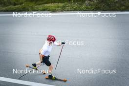 01.09.2022, Lavaze, Italy (ITA): Johannes Thingnes Boe (NOR) - Biathlon summer training, Lavaze (ITA). www.nordicfocus.com. © Vanzetta/NordicFocus. Every downloaded picture is fee-liable.