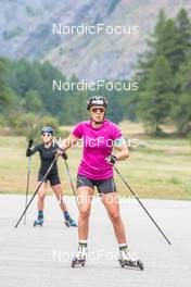 26.08.2022, Bessans, France (FRA): Camille Bened (FRA) - Biathlon summer training, Bessans (FRA). www.nordicfocus.com. © Authamayou/NordicFocus. Every downloaded picture is fee-liable.