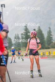 26.08.2022, Bessans, France (FRA): Chloe Bened (FRA) - Biathlon summer training, Bessans (FRA). www.nordicfocus.com. © Authamayou/NordicFocus. Every downloaded picture is fee-liable.