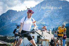 30.08.2022, Lavaze, Italy (ITA): Johannes Thingnes Boe (NOR) - Biathlon summer training, Lavaze (ITA). www.nordicfocus.com. © Vanzetta/NordicFocus. Every downloaded picture is fee-liable.