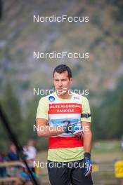 25.08.2022, Bessans, France (FRA): Quentin Fillon-Maillet (FRA) - Biathlon summer training, Bessans (FRA). www.nordicfocus.com. © Authamayou/NordicFocus. Every downloaded picture is fee-liable.