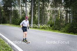 01.09.2022, Lavaze, Italy (ITA): Johannes Thingnes Boe (NOR) - Biathlon summer training, Lavaze (ITA). www.nordicfocus.com. © Vanzetta/NordicFocus. Every downloaded picture is fee-liable.