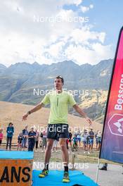 25.08.2022, Bessans, France (FRA): Quentin Fillon-Maillet (FRA) - Biathlon summer training, Bessans (FRA). www.nordicfocus.com. © Authamayou/NordicFocus. Every downloaded picture is fee-liable.