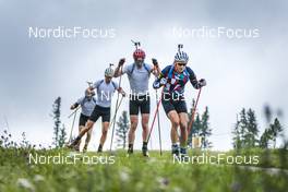 02.09.2022, Lavaze, Italy (ITA): Vetle Sjaastad Christiansen (NOR), Johannes Thingnes Boe (NOR), (l-r)  - Biathlon summer training, Lavaze (ITA). www.nordicfocus.com. © Vanzetta/NordicFocus. Every downloaded picture is fee-liable.