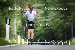 01.09.2022, Lavaze, Italy (ITA): Johannes Thingnes Boe (NOR) - Biathlon summer training, Lavaze (ITA). www.nordicfocus.com. © Vanzetta/NordicFocus. Every downloaded picture is fee-liable.