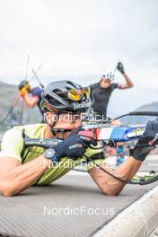 26.08.2022, Bessans, France (FRA): Quentin Fillon-Maillet (FRA) - Biathlon summer training, Bessans (FRA). www.nordicfocus.com. © Authamayou/NordicFocus. Every downloaded picture is fee-liable.