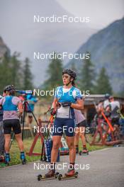 26.08.2022, Bessans, France (FRA): Caroline Colombo (FRA) - Biathlon summer training, Bessans (FRA). www.nordicfocus.com. © Authamayou/NordicFocus. Every downloaded picture is fee-liable.