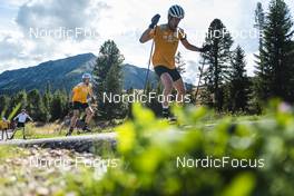 30.08.2022, Lavaze, Italy (ITA): Sturla Holm Laegreid (NOR) - Biathlon summer training, Lavaze (ITA). www.nordicfocus.com. © Vanzetta/NordicFocus. Every downloaded picture is fee-liable.