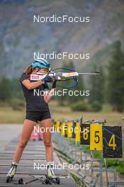 26.08.2022, Bessans, France (FRA): Paula Botet (FRA) - Biathlon summer training, Bessans (FRA). www.nordicfocus.com. © Authamayou/NordicFocus. Every downloaded picture is fee-liable.