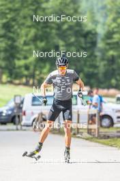 27.08.2022, Bessans, France (FRA): Quentin Fillon-Maillet (FRA) - Biathlon summer training, Bessans (FRA). www.nordicfocus.com. © Authamayou/NordicFocus. Every downloaded picture is fee-liable.