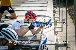 30.08.2022, Lavaze, Italy (ITA): Johannes Thingnes Boe (NOR) - Biathlon summer training, Lavaze (ITA). www.nordicfocus.com. © Vanzetta/NordicFocus. Every downloaded picture is fee-liable.