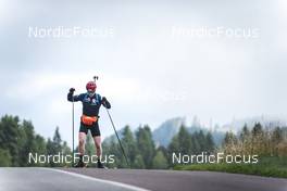 02.09.2022, Lavaze, Italy (ITA): Johannes Thingnes Boe (NOR) - Biathlon summer training, Lavaze (ITA). www.nordicfocus.com. © Vanzetta/NordicFocus. Every downloaded picture is fee-liable.