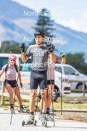 27.08.2022, Bessans, France (FRA): Quentin Fillon-Maillet (FRA) - Biathlon summer training, Bessans (FRA). www.nordicfocus.com. © Authamayou/NordicFocus. Every downloaded picture is fee-liable.