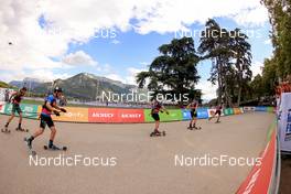 03.09.2022, Annecy, France (FRA): Antonin Guigonnat (FRA), Fabien Claude (FRA), (l-r) - Martin Fourcade Nordic Festival, Annecy (FRA). www.nordicfocus.com. © Manzoni/NordicFocus. Every downloaded picture is fee-liable.