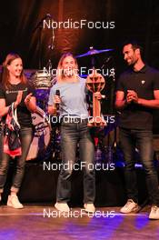 02.09.2022, Annecy, France (FRA): Marte Olsbu Roeiseland (NOR), Martin Fourcade (FRA), (l-r) - Martin Fourcade Nordic Festival, Annecy (FRA). www.nordicfocus.com. © Manzoni/NordicFocus. Every downloaded picture is fee-liable.