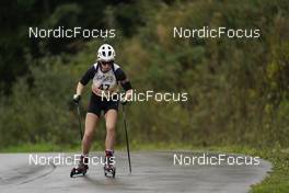 24.09.2022, Premanon, France (FRA): Eve Bouvard (FRA) - Biathlon Samse Summer Tour, sprint, Premanon (FRA). www.nordicfocus.com. © Thibaut/NordicFocus. Every downloaded picture is fee-liable.