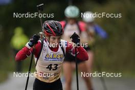 24.09.2022, Premanon, France (FRA): Margot Chichignoud (FRA) - Biathlon Samse Summer Tour, sprint, Premanon (FRA). www.nordicfocus.com. © Thibaut/NordicFocus. Every downloaded picture is fee-liable.