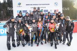 17.12.2022, Annecy-Le Grand Bornand, France (FRA): Lisa Vittozzi (ITA), Dorothea Wierer (ITA), (l-r) -  IBU World Cup Biathlon, pursuit women, Annecy-Le Grand Bornand (FRA). www.nordicfocus.com. © Thibaut/NordicFocus. Every downloaded picture is fee-liable.