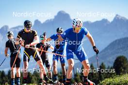 22.08.2022, Lavaze, Italy (ITA): Federico Pellegrino (ITA) - Cross-Country training, Lavaze (ITA). www.nordicfocus.com. © Barbieri/NordicFocus. Every downloaded picture is fee-liable.