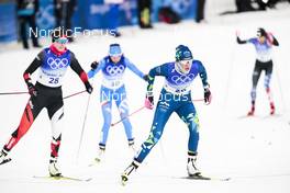08.02.2022, Beijing, China (CHN): Anamarija Lampic (SLO), Dahria Beatty (CAN), (l-r)  - XXIV. Olympic Winter Games Beijing 2022, cross-country, individual sprint, Beijing (CHN). www.nordicfocus.com. © Modica/NordicFocus. Every downloaded picture is fee-liable.
