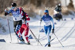 05.02.2022, Beijing, China (CHN): Delphine Claudel (FRA) - XXIV. Olympic Winter Games Beijing 2022, cross-country, skiathlon women, Beijing (CHN). www.nordicfocus.com. © Modica/NordicFocus. Every downloaded picture is fee-liable.
