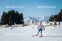 25.03.2022, Zweisimmen-Sparenmoos, Switzerland (SUI): Laurien Van Der Graaff (SUI) - Swiss Championships cross-country, skiathlon, Zweisimmen-Sparenmoos (SUI). www.nordicfocus.com. © Modica/NordicFocus. Every downloaded picture is fee-liable.