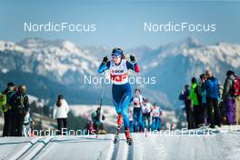 25.03.2022, Zweisimmen-Sparenmoos, Switzerland (SUI): Nadine Faehndrich (SUI) - Swiss Championships cross-country, skiathlon, Zweisimmen-Sparenmoos (SUI). www.nordicfocus.com. © Modica/NordicFocus. Every downloaded picture is fee-liable.