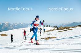 25.03.2022, Zweisimmen-Sparenmoos, Switzerland (SUI): Nadine Faehndrich (SUI) - Swiss Championships cross-country, skiathlon, Zweisimmen-Sparenmoos (SUI). www.nordicfocus.com. © Modica/NordicFocus. Every downloaded picture is fee-liable.