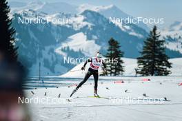 25.03.2022, Zweisimmen-Sparenmoos, Switzerland (SUI): Carla Nina Wohler (SUI) - Swiss Championships cross-country, skiathlon, Zweisimmen-Sparenmoos (SUI). www.nordicfocus.com. © Modica/NordicFocus. Every downloaded picture is fee-liable.